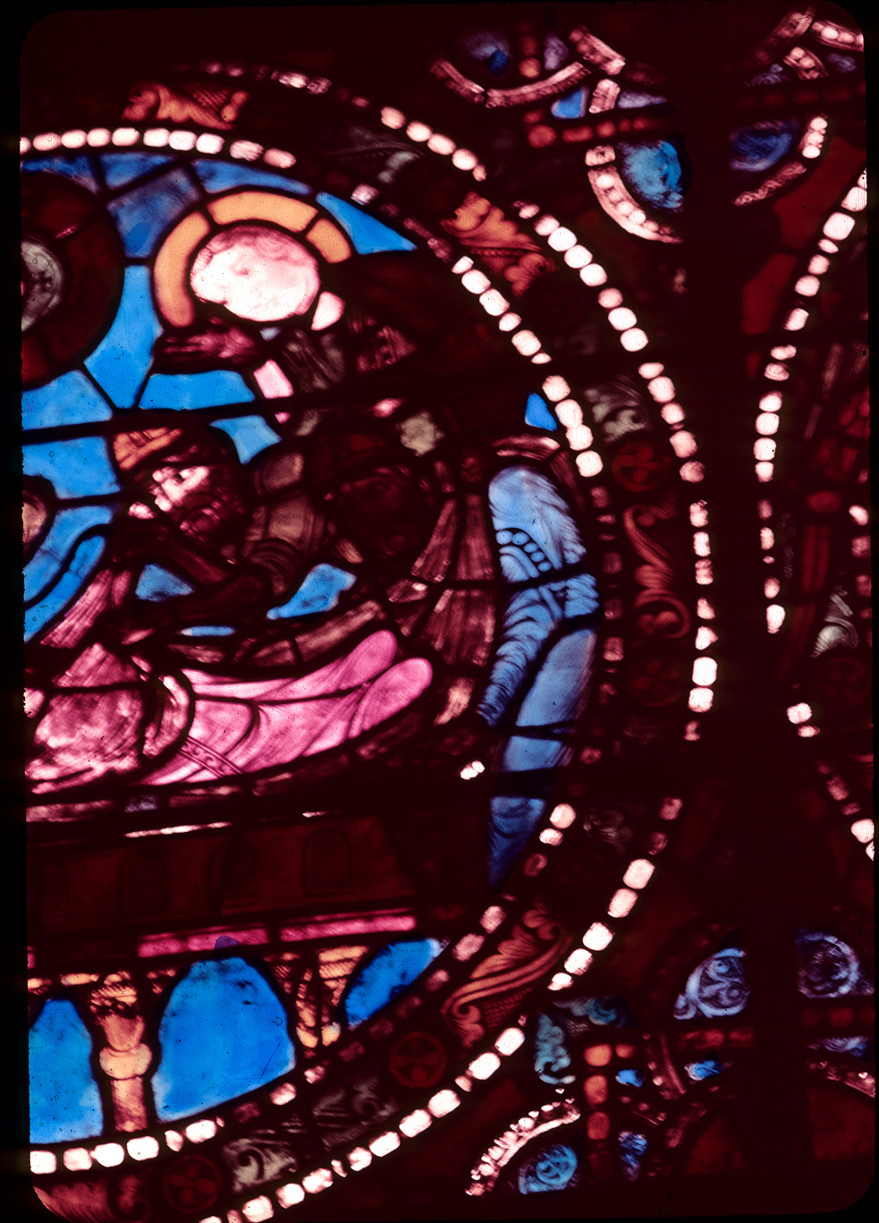 Nave, wall west, window, south