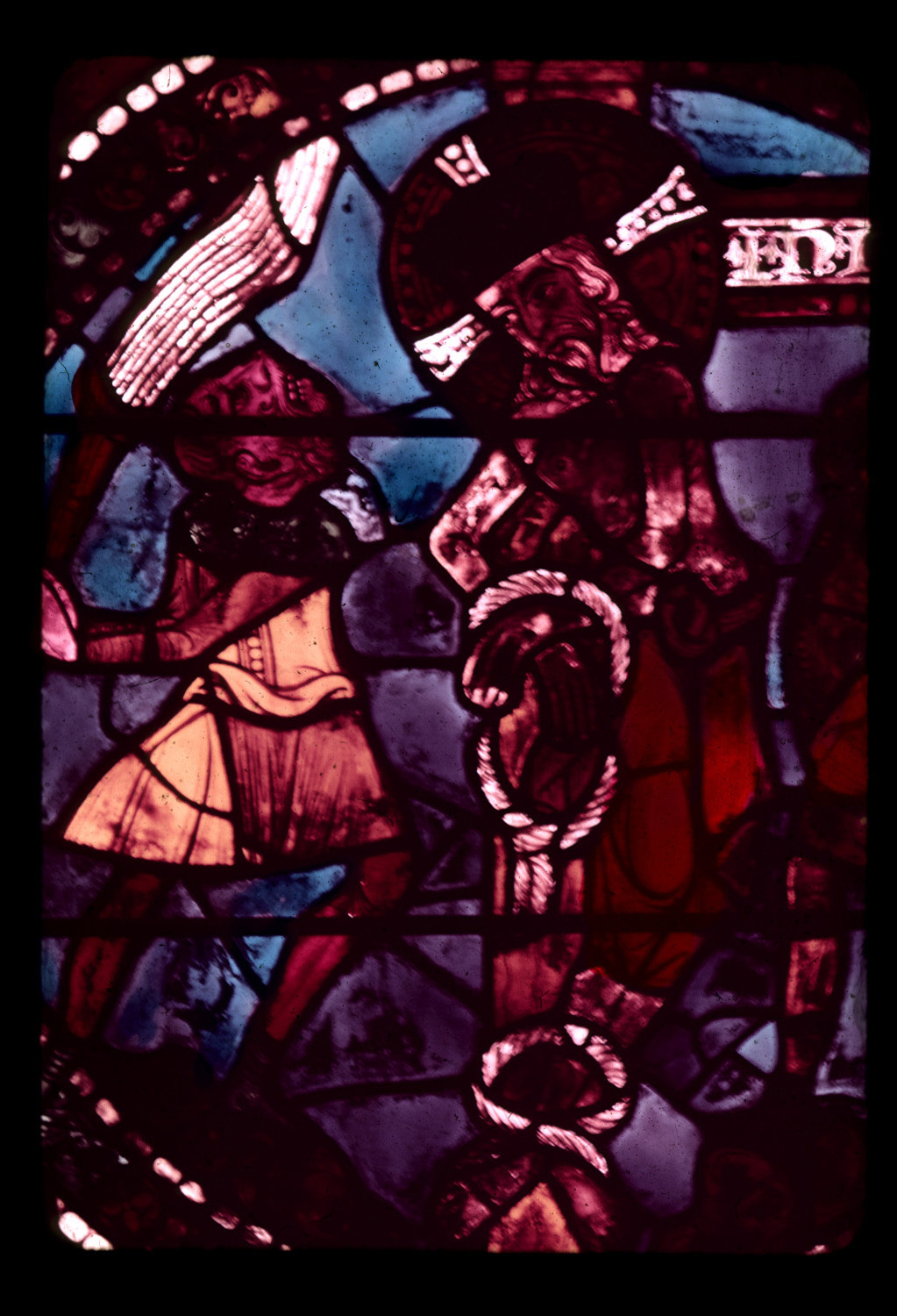 Nave, wall west, window, south