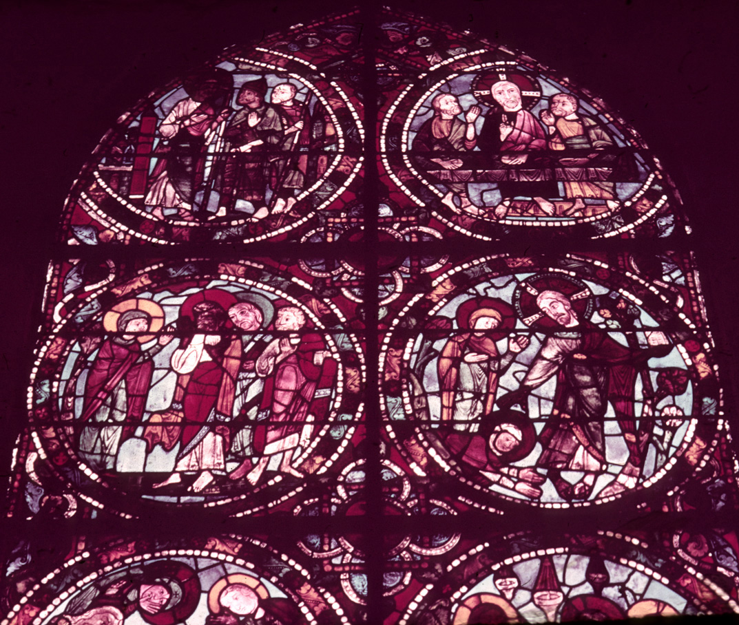 Nave, wall west, window, south