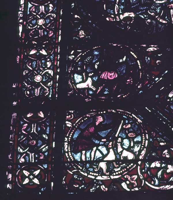 Nave, wall north, bay 3