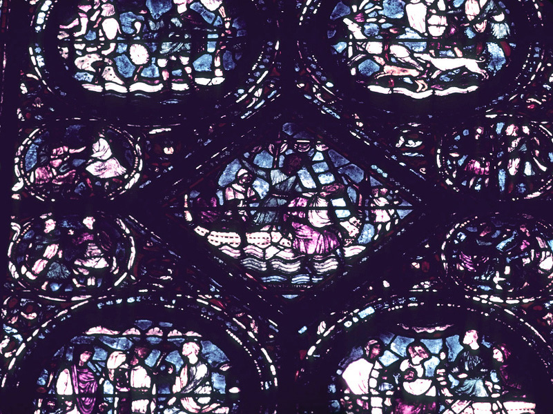 Nave, wall north, bay 3