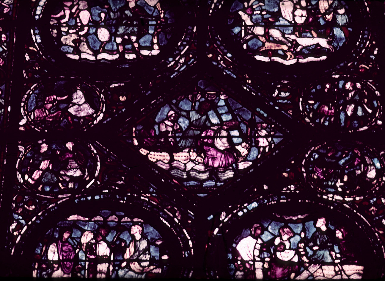 Nave, wall north, bay 3