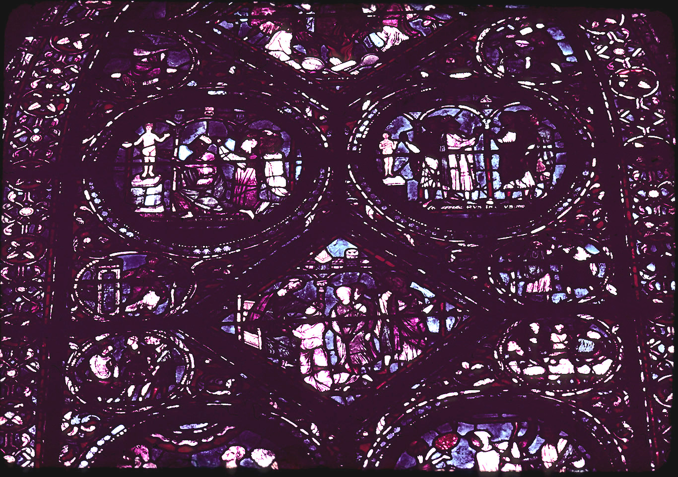 Nave, wall north, bay 3