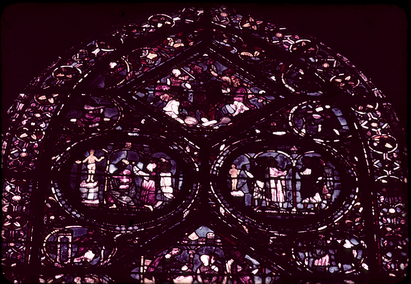 Nave, wall north, bay 3