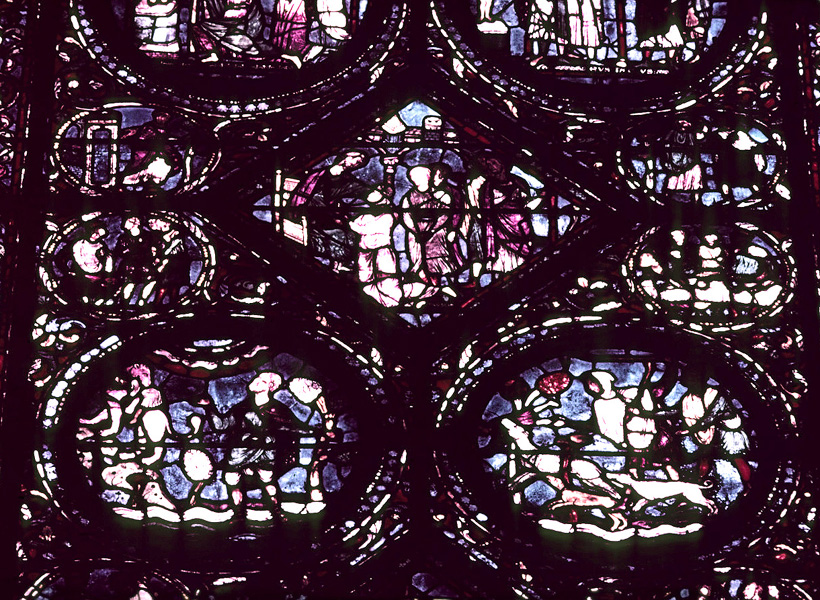 Nave, wall north, bay 3