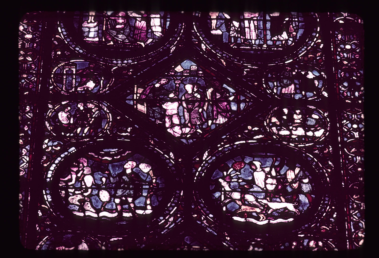 Nave, wall north, bay 3