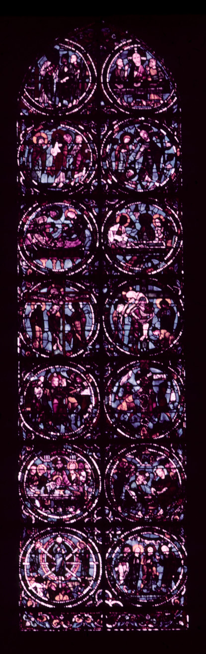 Nave, wall west, window, south
