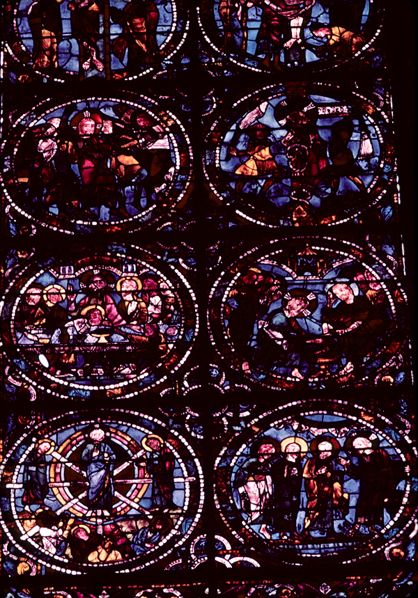 Nave, wall west, window, south