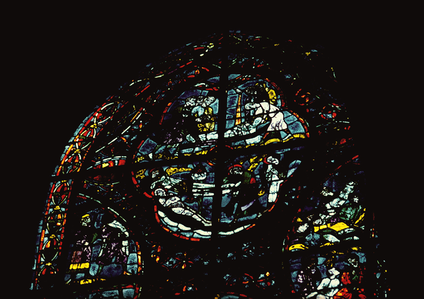 Apse north, window 1