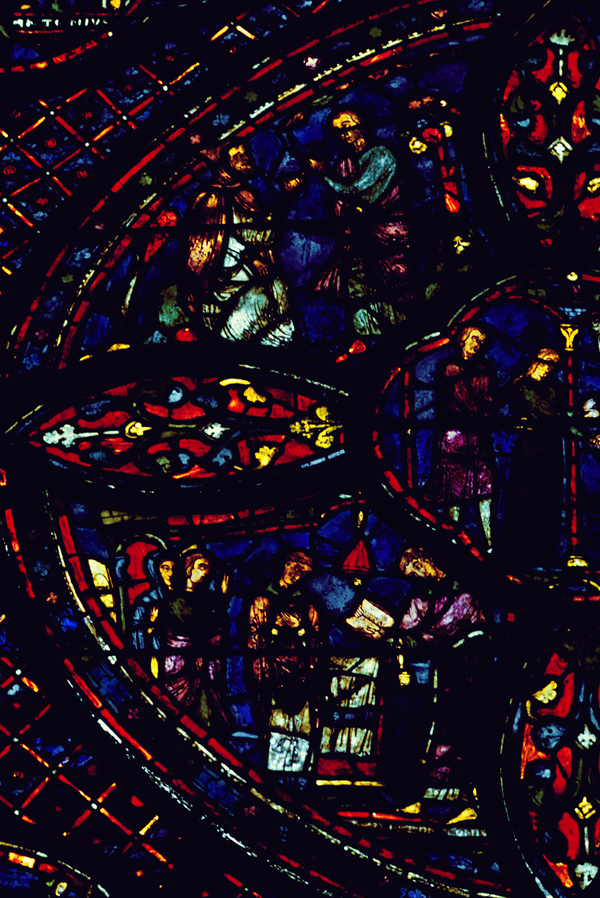 Choir, wall south, bay 1