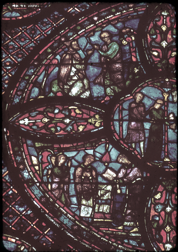 Choir, wall south, bay 1