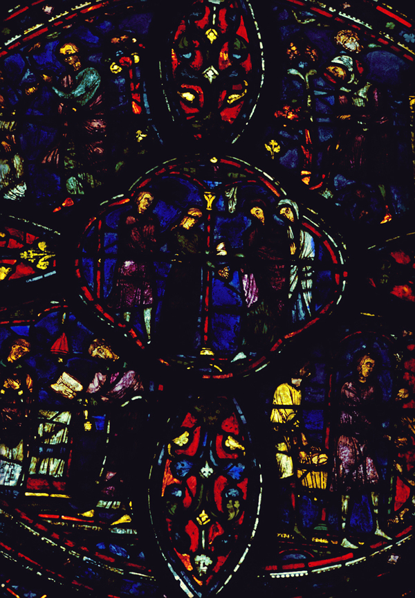 Choir, wall south, bay 1