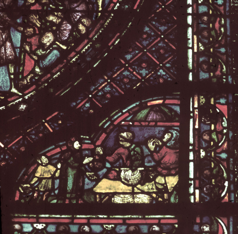 Choir, wall south, bay 1