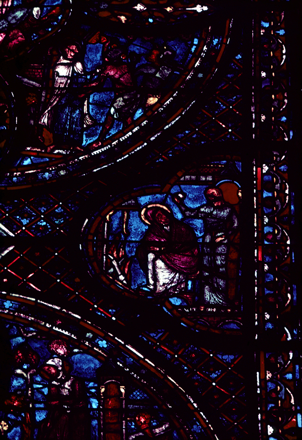 Choir, wall south, bay 1