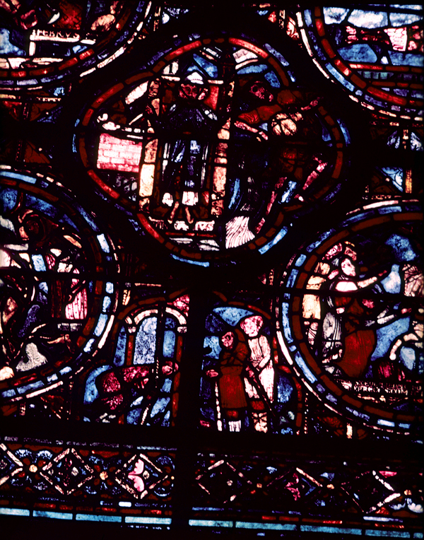 Choir, wall south, bay 2