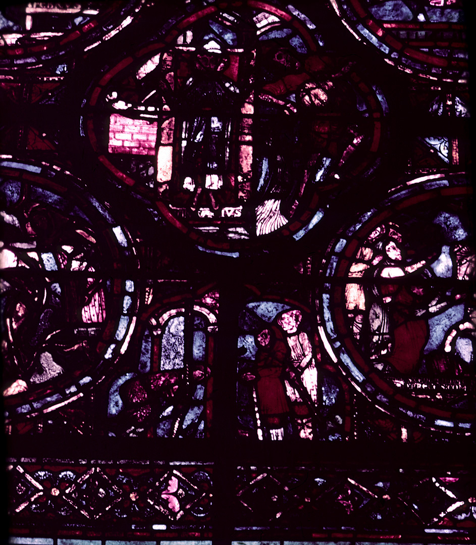 Choir, wall south, bay 2