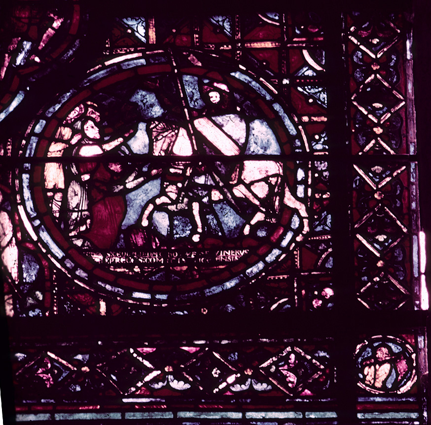 Choir, wall south, bay 2