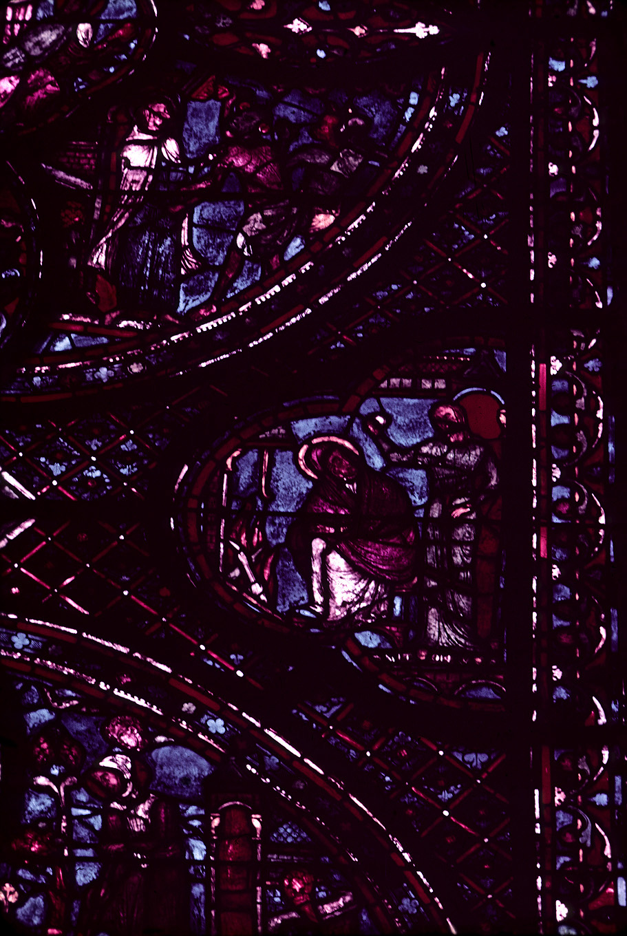 Choir, wall south, bay 1