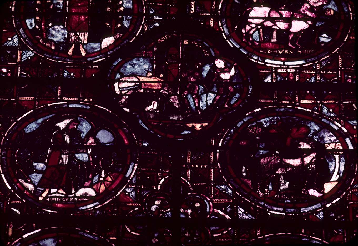 Choir, wall south, bay 2