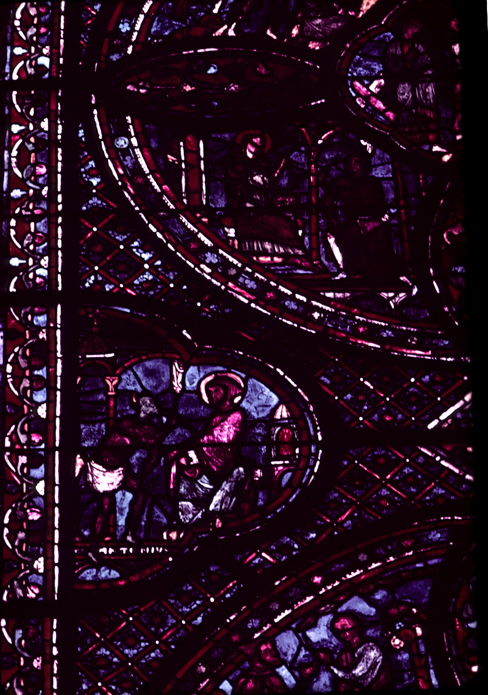 Choir, wall south, bay 1