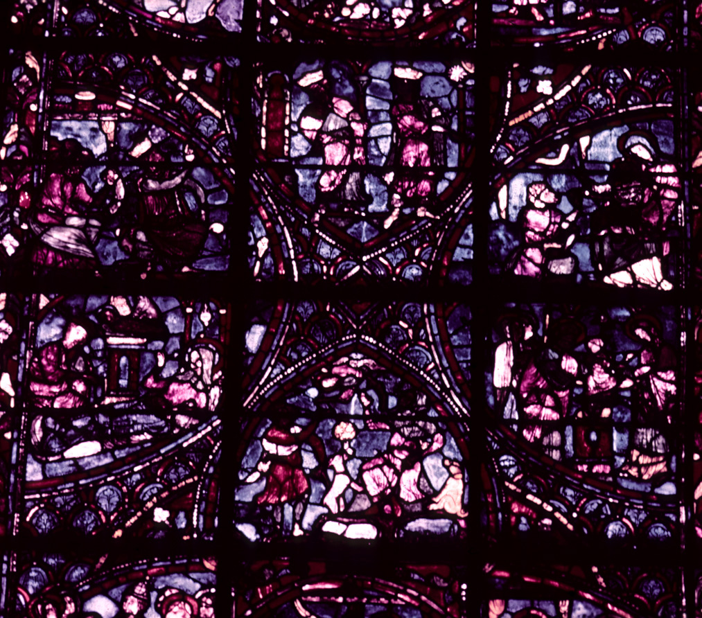 Choir, wall south, bay 2