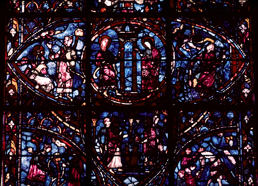 Choir, wall south, bay 2
