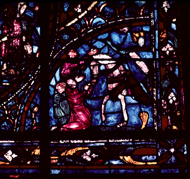 Choir, wall south, bay 2