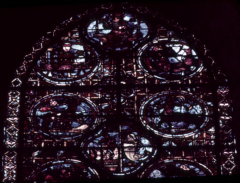 Choir, wall south, bay 2