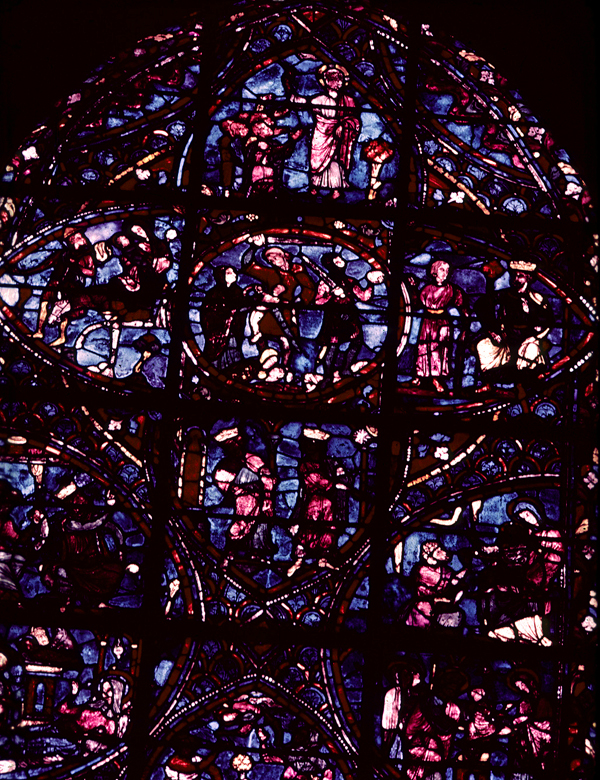 Choir, wall south, bay 2