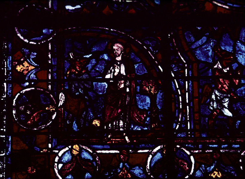 Choir, wall south, bay 1
