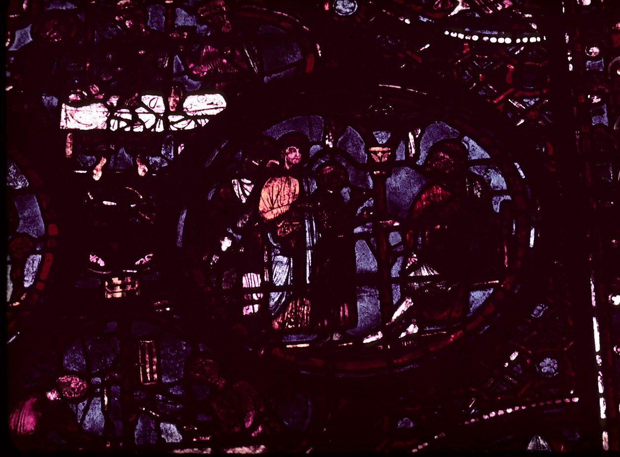 Choir, wall north, bay 4