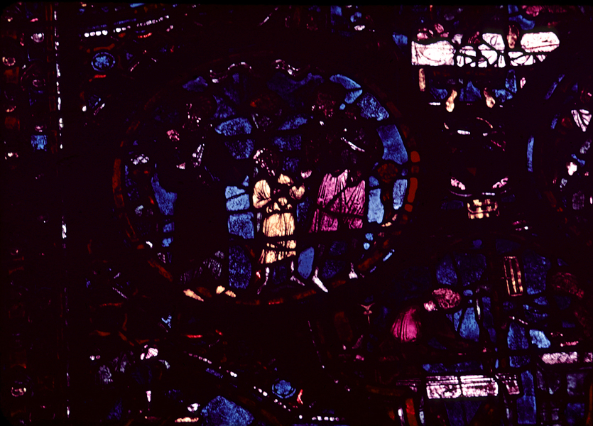 Choir, wall north, bay 4