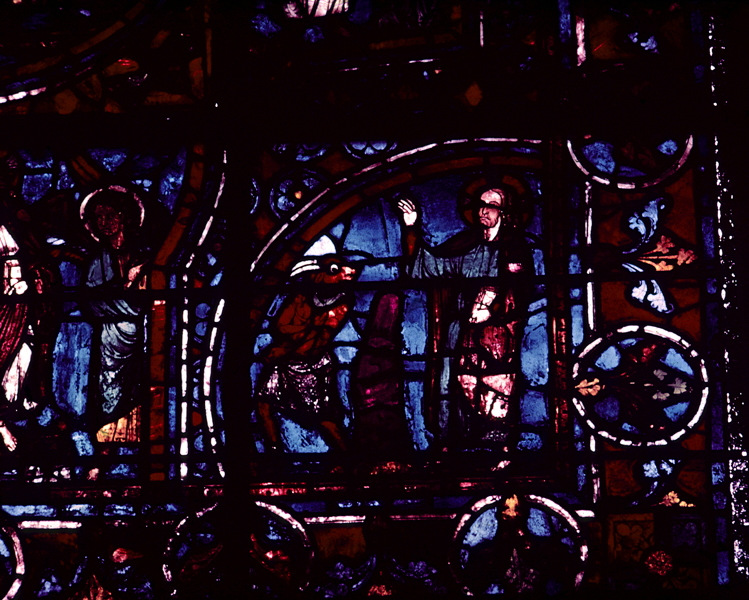 Choir, wall south, bay 1
