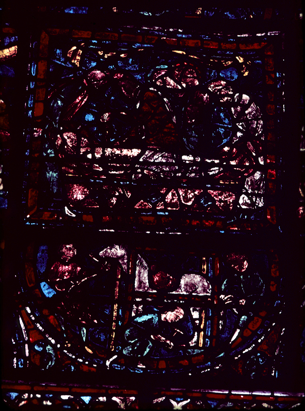 Nave, wall north, bay 6