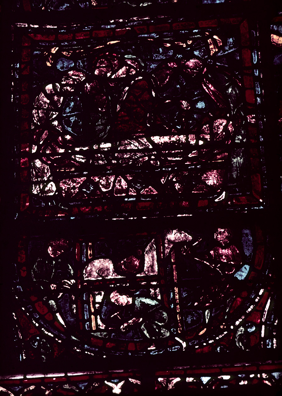 Nave, wall north, bay 6