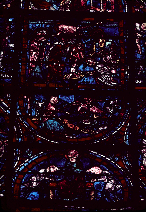 Nave, wall north, bay 6