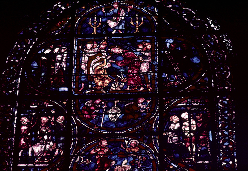 Nave, wall north, bay 6