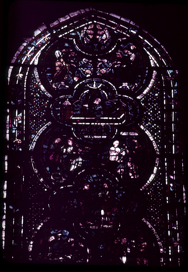 Nave, wall south, bay 1