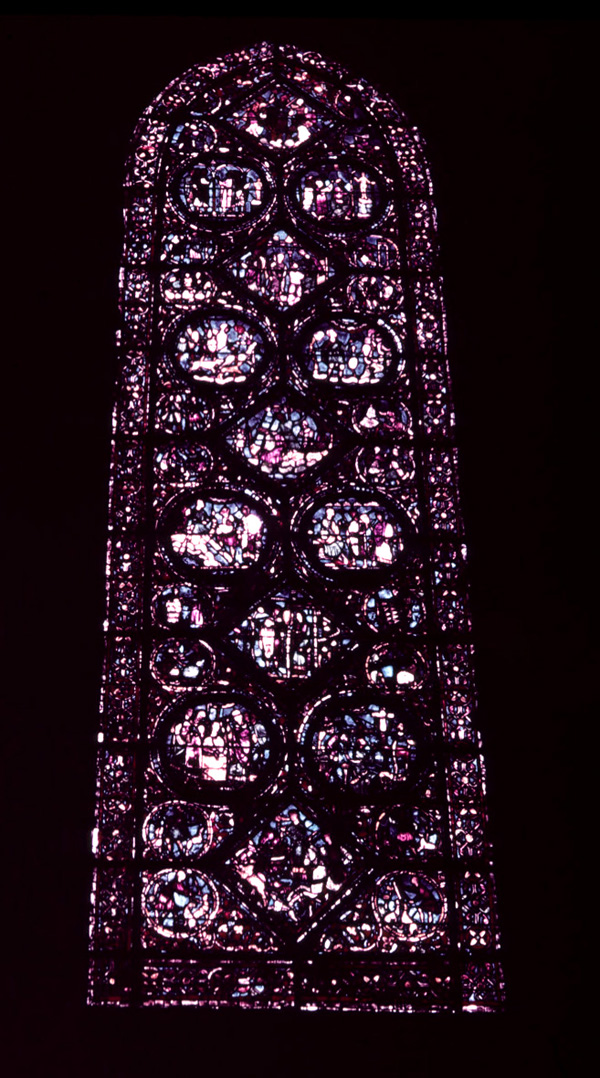Nave, wall north, bay 3
