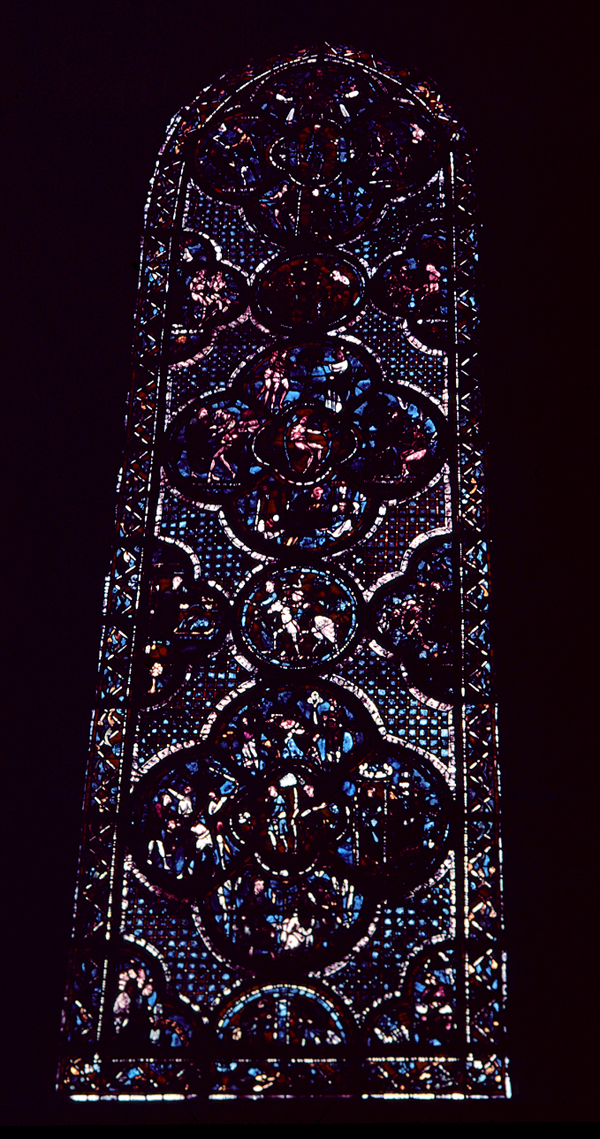 Nave, wall south, bay 3