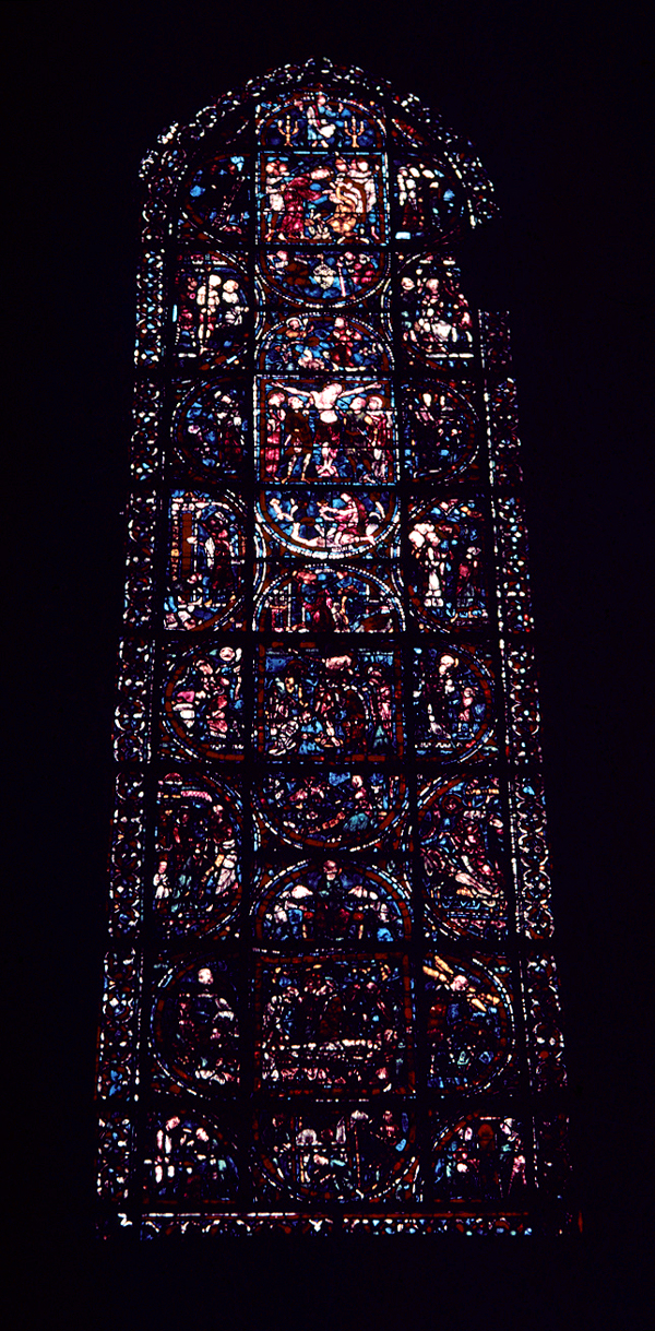 Nave, wall north, bay 6