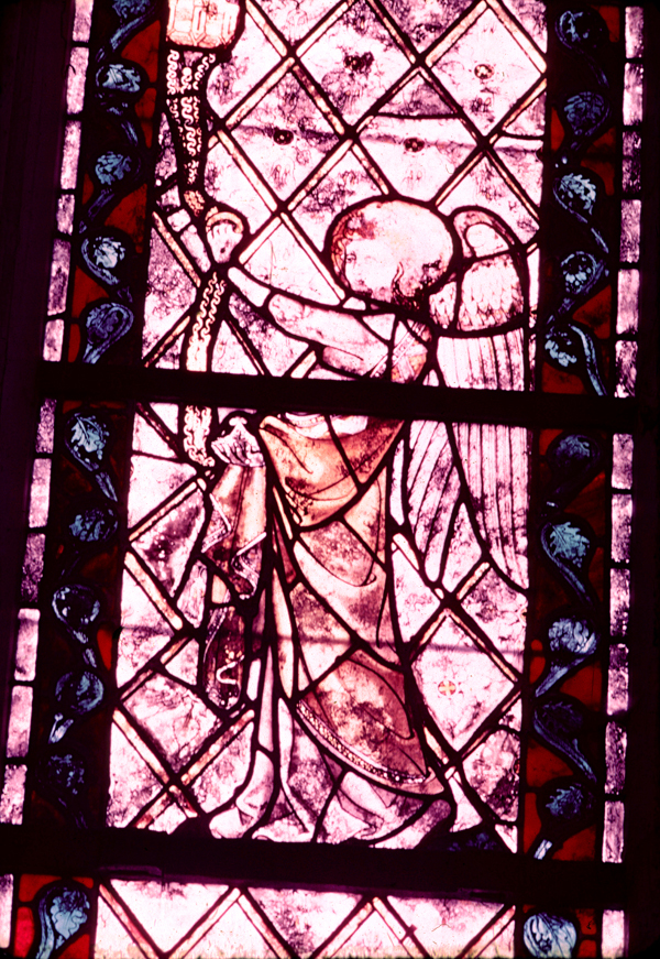 Chapel, St.-Piat, window 3, section 3