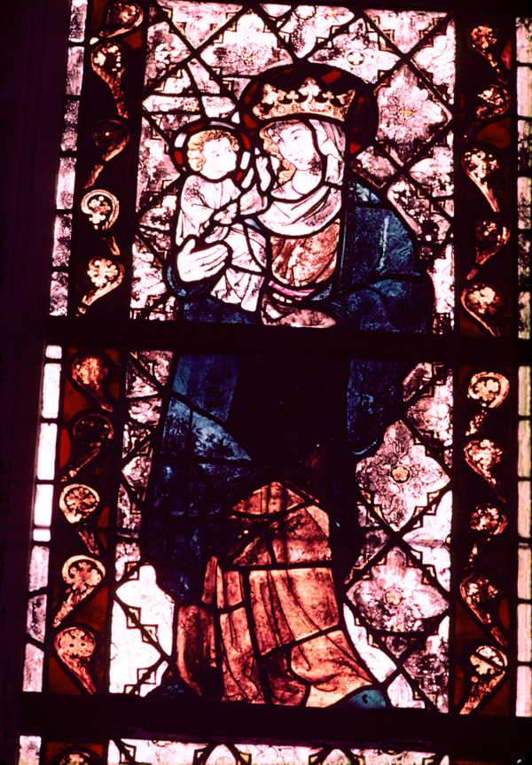 Chapel, St.-Piat, window 3, section 2