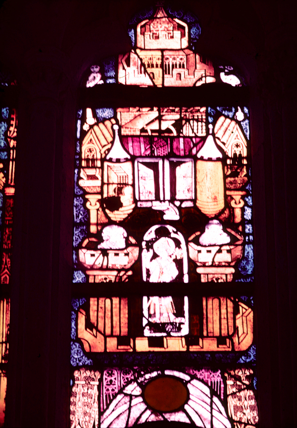 Chapel, St.-Piat, window 1, section 4a
