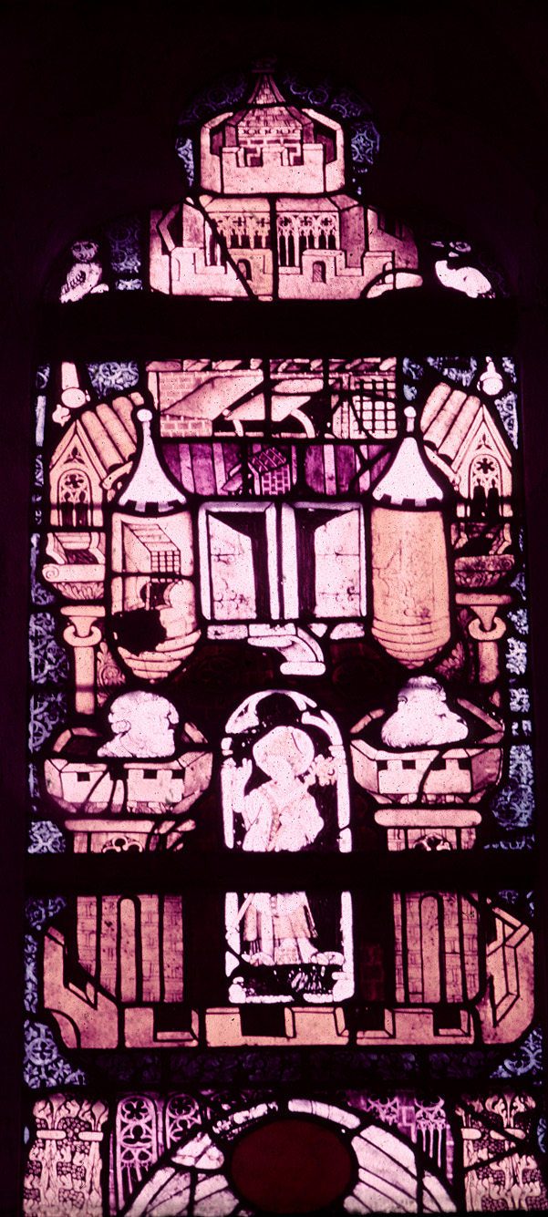St. Piat Chapel, window 1, section 4A