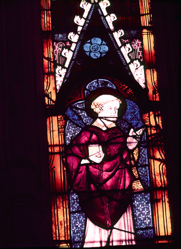 Chapel, St.-Piat, window 1, section 3a
