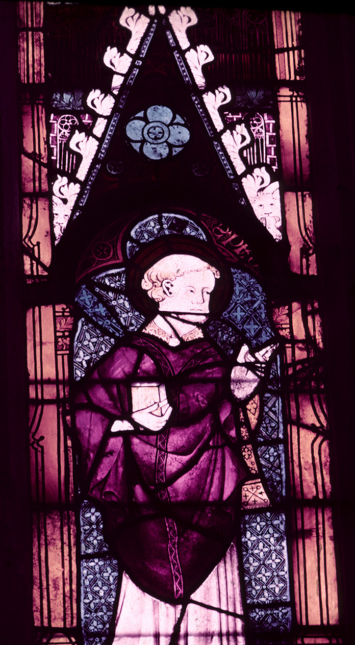 St. Piat Chapel, window 1, section 3A