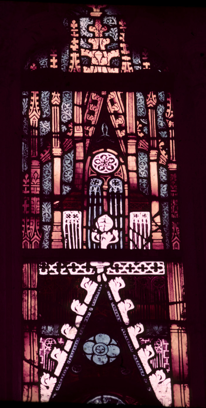 St. Piat Chapel, window 1, section 3