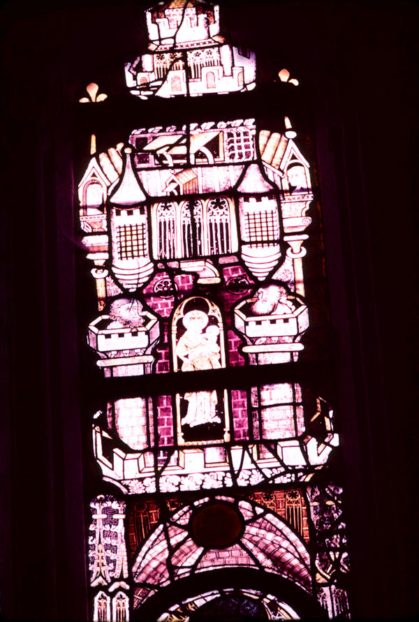 Chapel, St.-Piat, window 1, section 2a