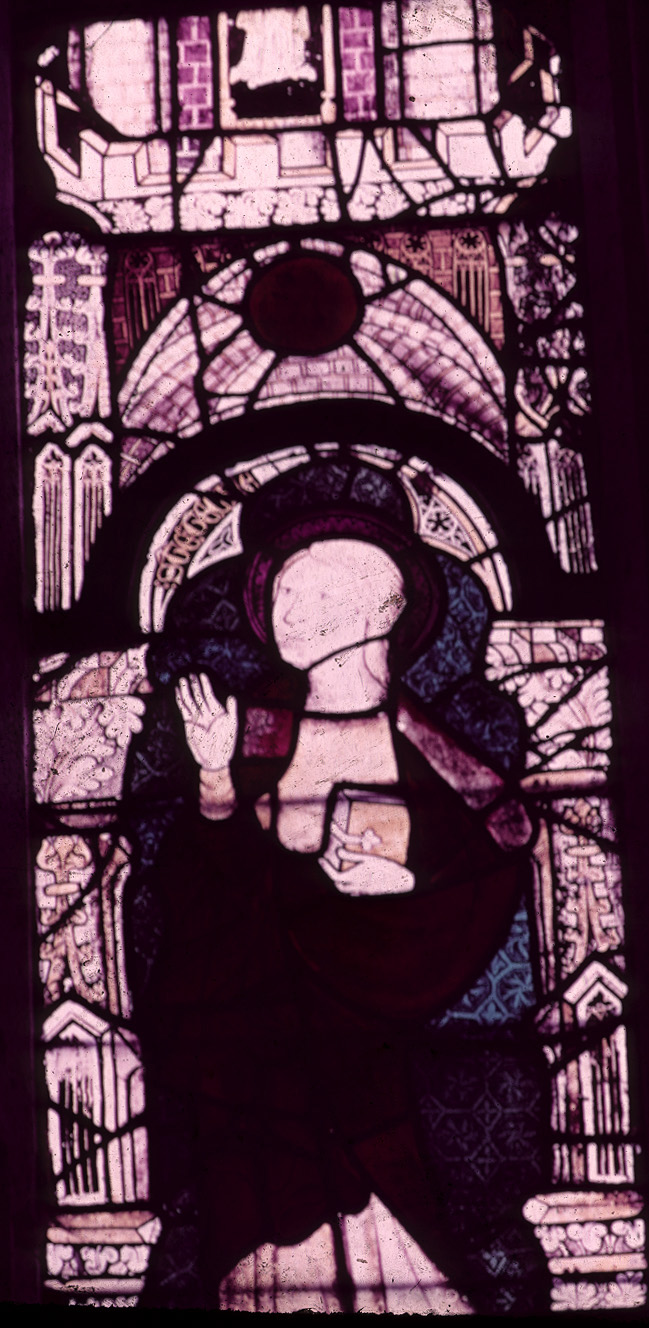St. Piat Chapel, window 1, section 2